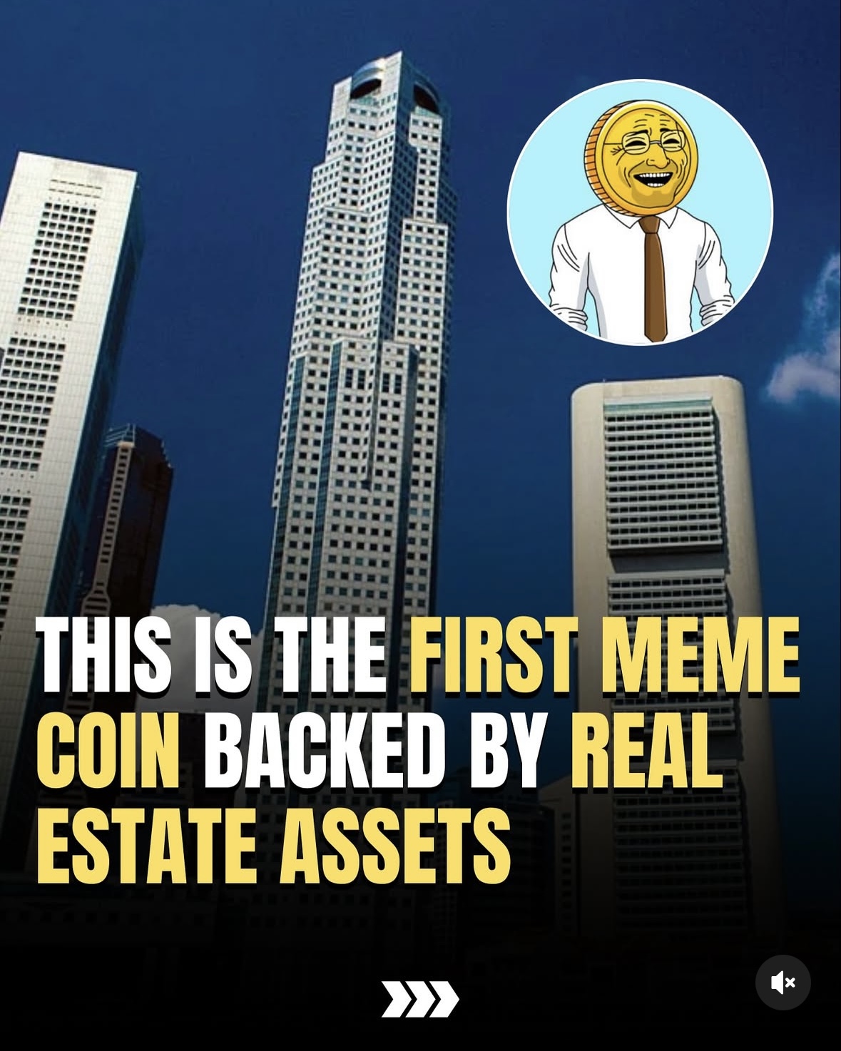 CRECoin First Meme Coin Real Estate Assets Post