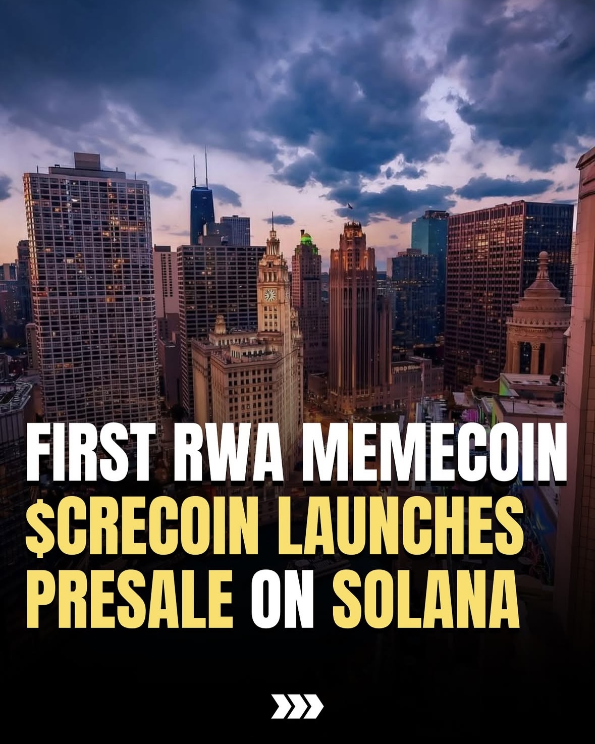 CRECoin RWA Memecoin Presale Launch Post