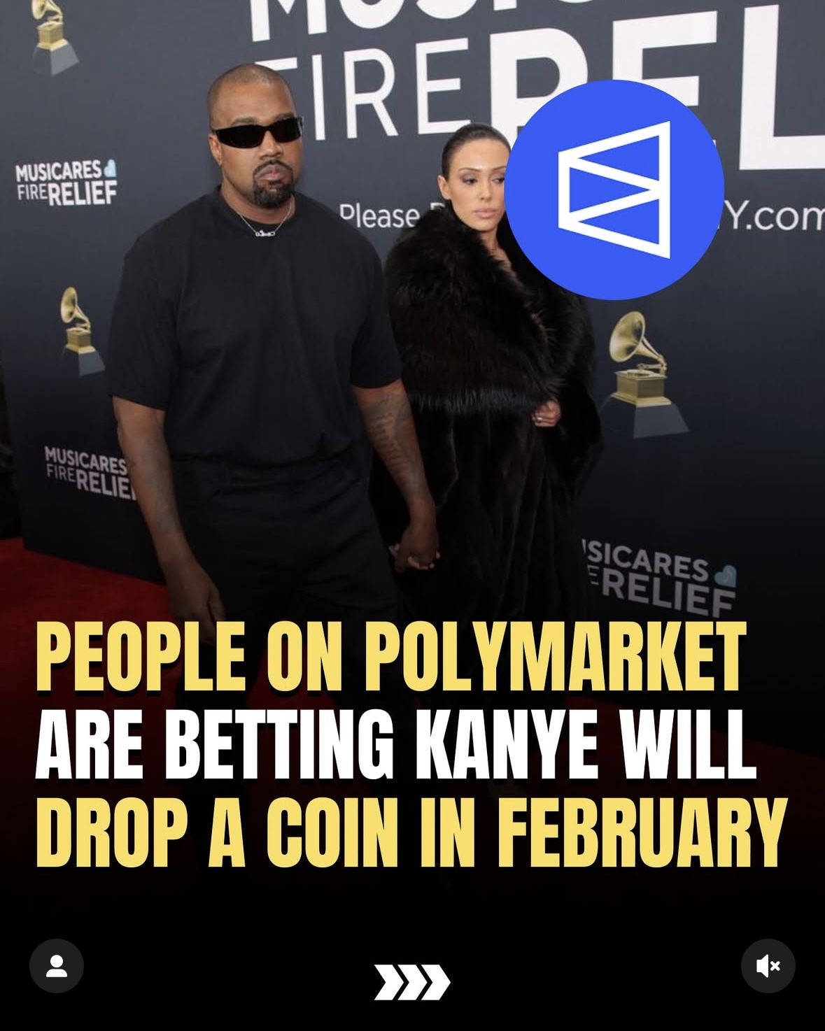 Polymarket Kanye Betting Post
